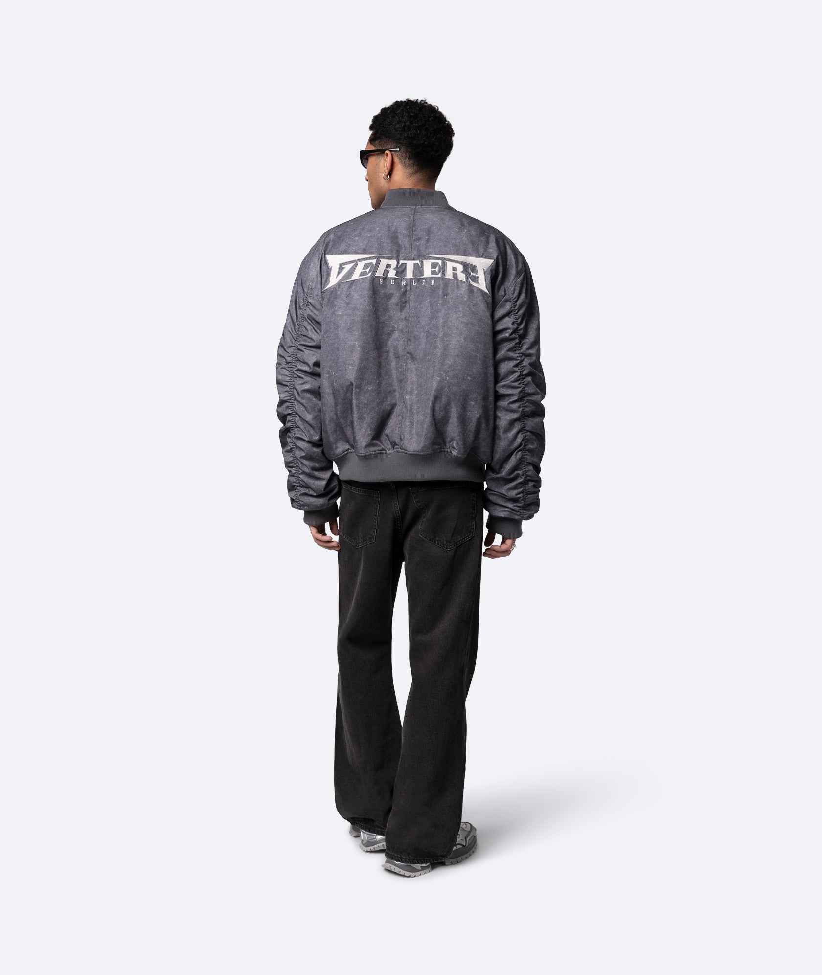 WINTER BOMBER - WASHED BLACK