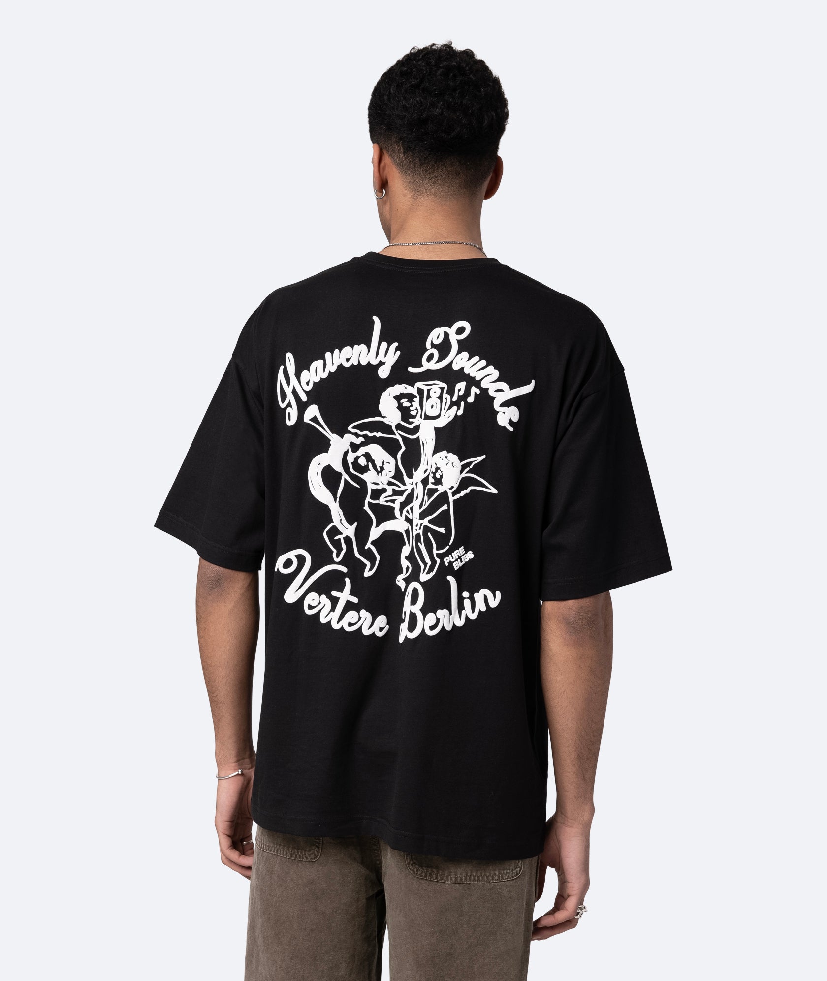 HEAVENLY SOUNDS T-SHIRT - BLACK