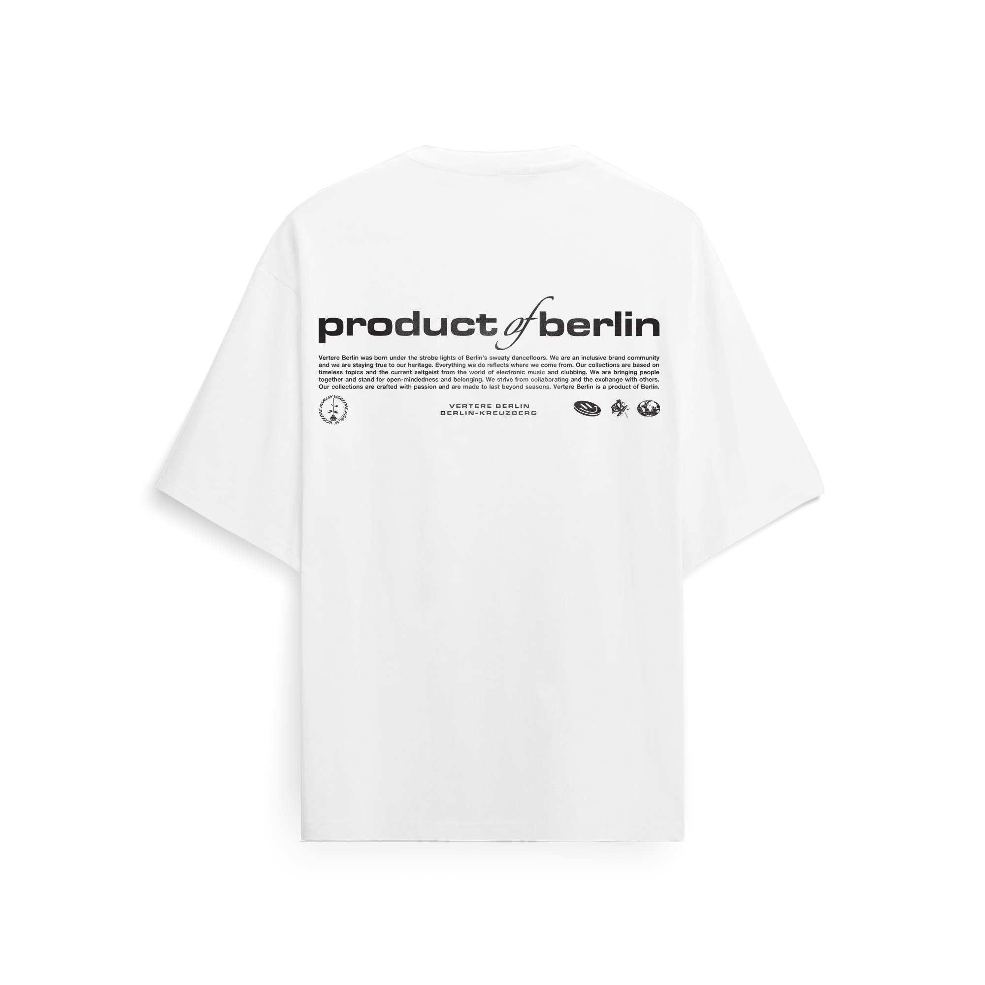 PRODUCT OF BERLIN T-SHIRT - WHITE