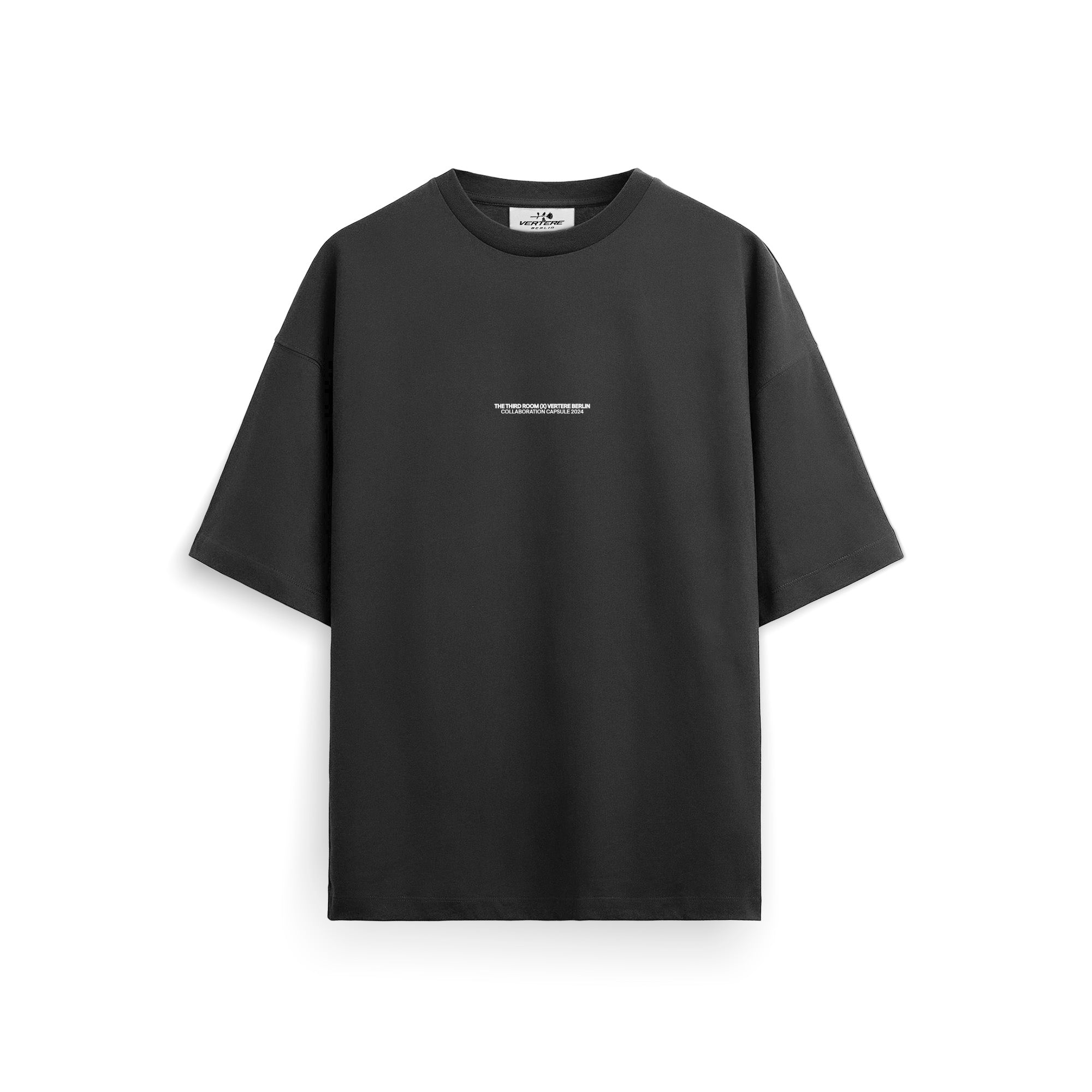 THE THIRD ROOM X VERTERE BERLIN SPIKES T-SHIRT - WASHED BLACK