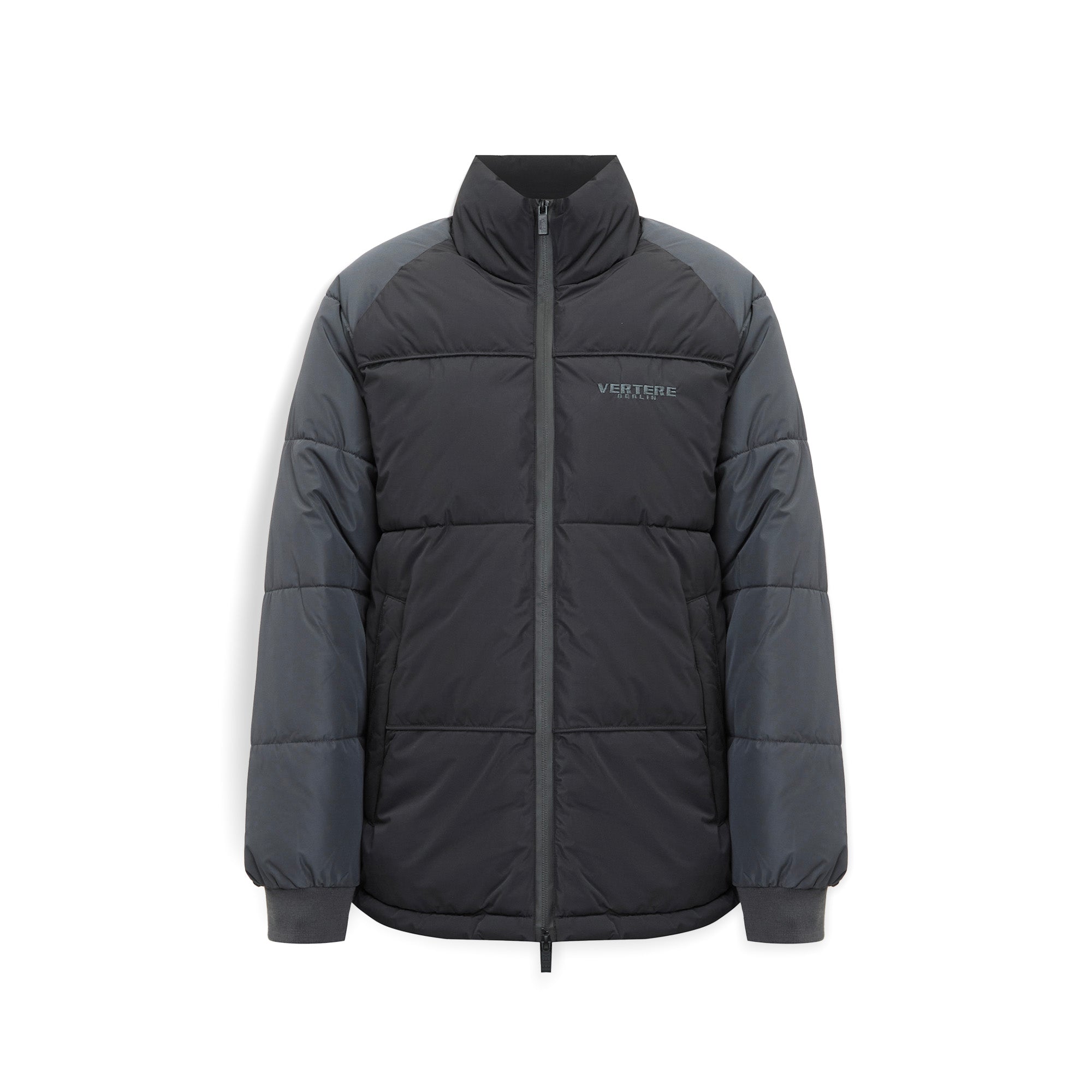 PATCHES PUFFER JACKET - BLACK