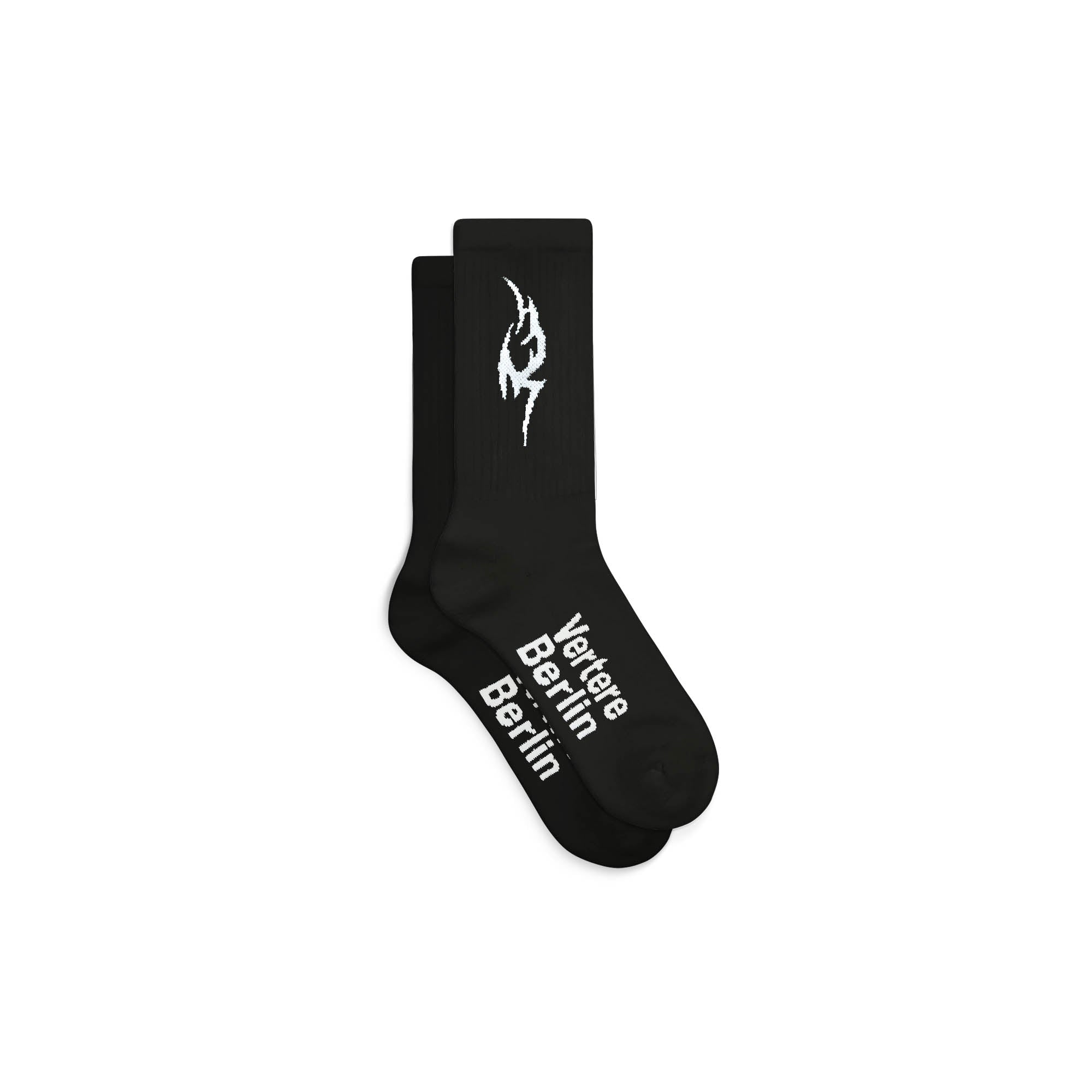 TRIBAL TENNIS SOCKS - BLACK