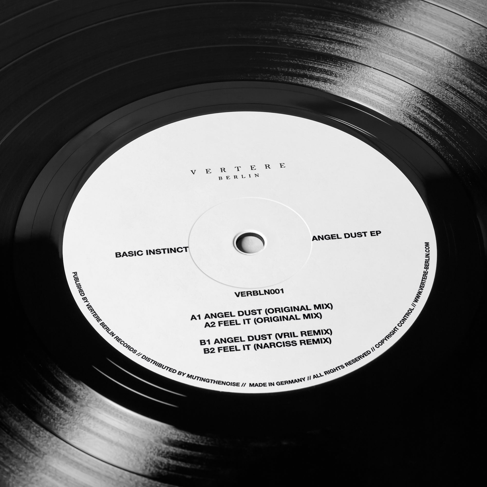 Basic Instinct - Angel Dust EP - Vinyl